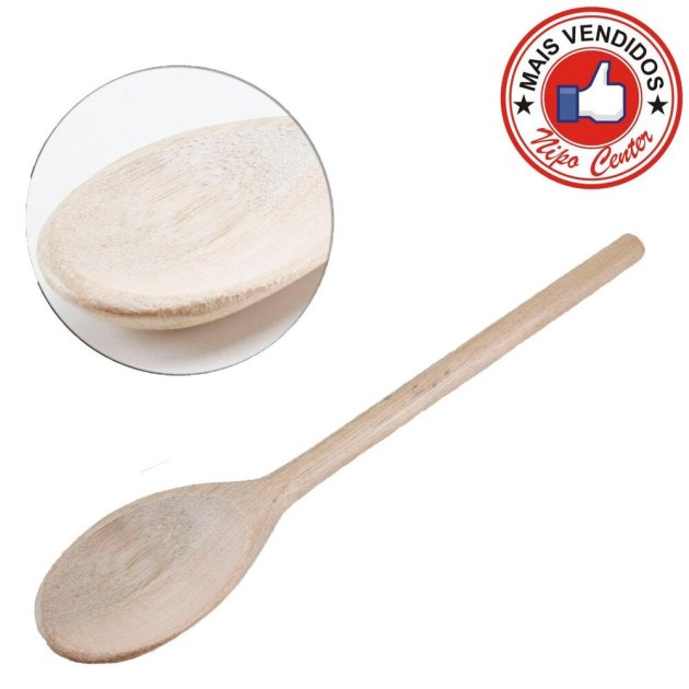 Colher Multiuso de Madeira 30cm
