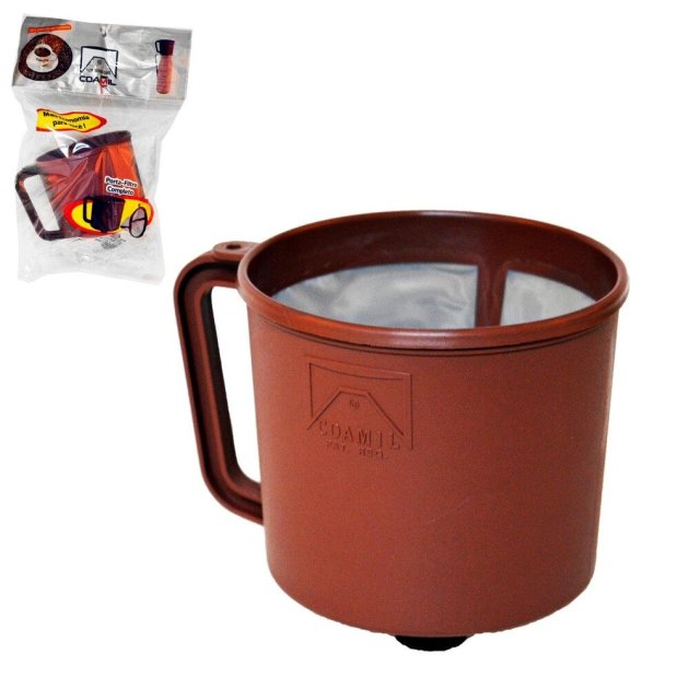 Coador de Café Plástico com Suporte e Funil
