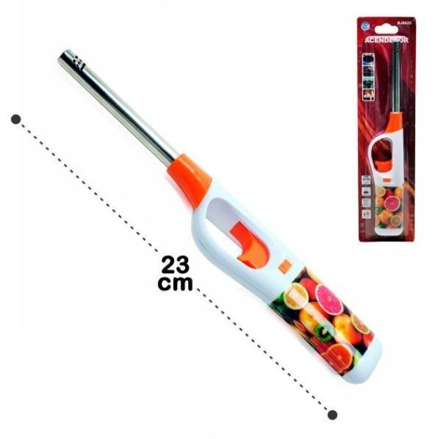 Acendedor de Fogão Metal à Gás e Trava 23cm Color