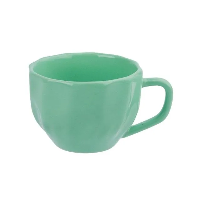 Xícara de Porcelana 200ml Prisma Verde Tiffany