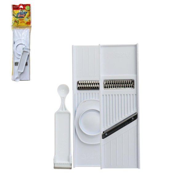 Cortador e Ralador de Plástico 24cm Legumes 4 EM 1