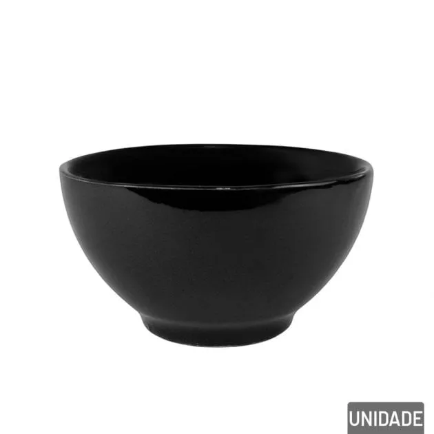 Tigela de Porcelana 300ml Preta