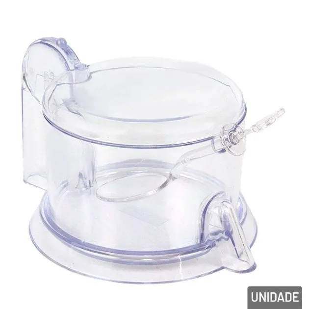 Açucareiro de Acrílico 9,5cm Premium Cristal