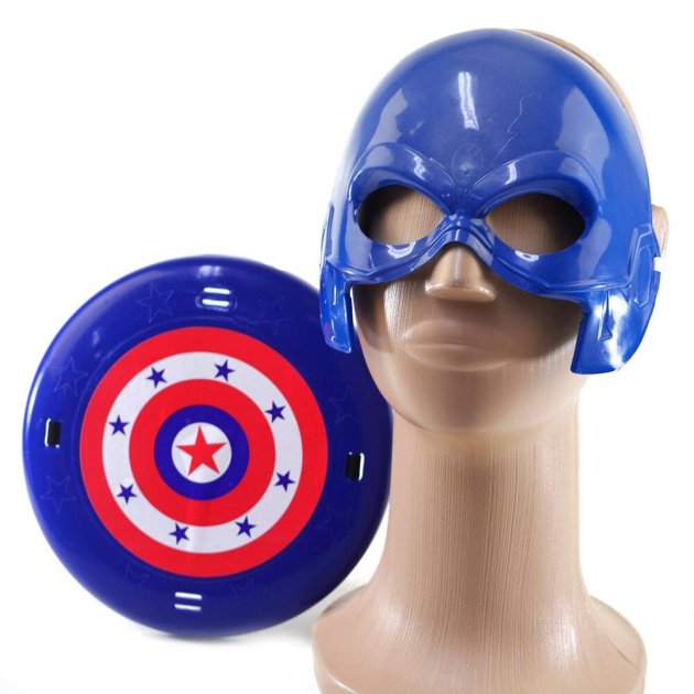 KIT Escudo e Máscara de Plástico Defensores