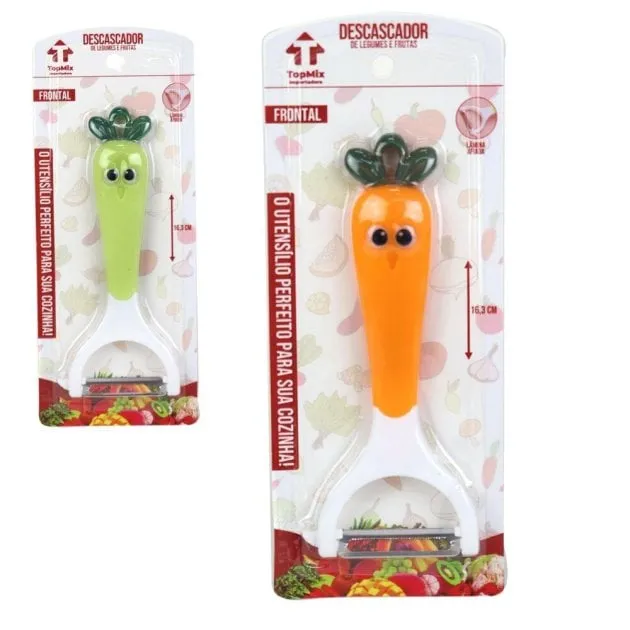Descascador de Legumes Plástico 16,3cm Sortidos
