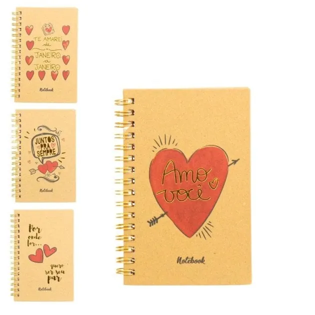 Bloco de Anotações 80 FL Amor Frases Sortidas