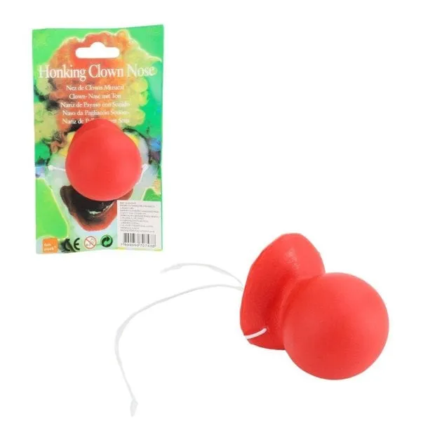 Acessório de Carnaval Nariz de Palhaço com Som