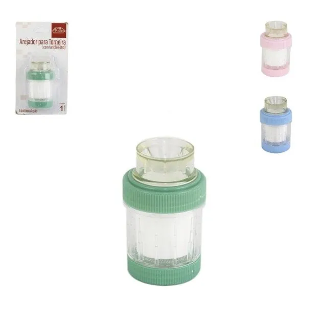 Arejador de Torneira Plástico 7cm com Filtro Color