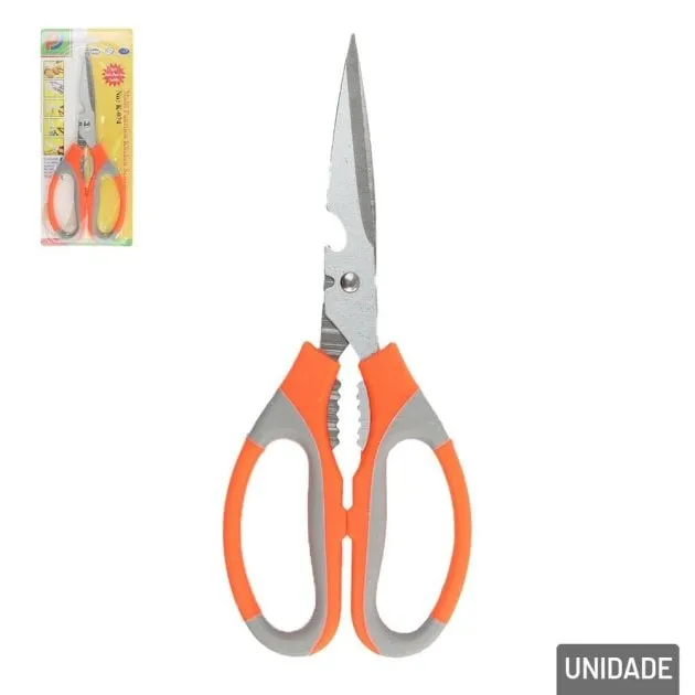 Tesoura de Cozinha 8" Multiuso Color