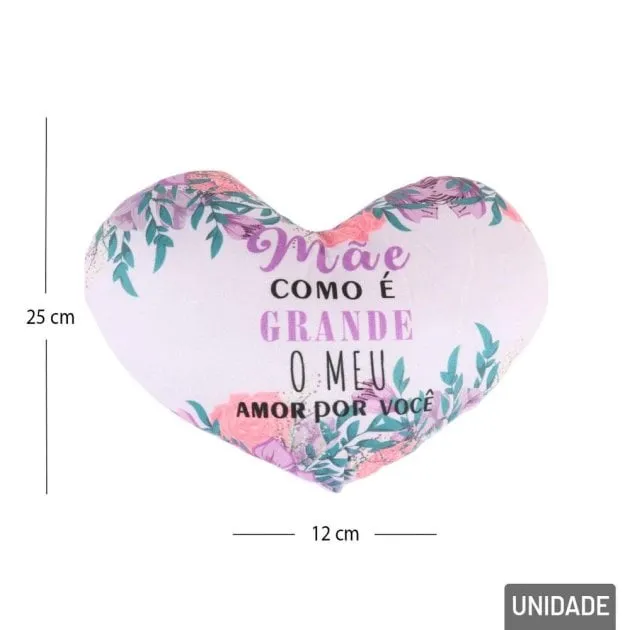 Almofada de Poliéster Coração Mães Sortidos