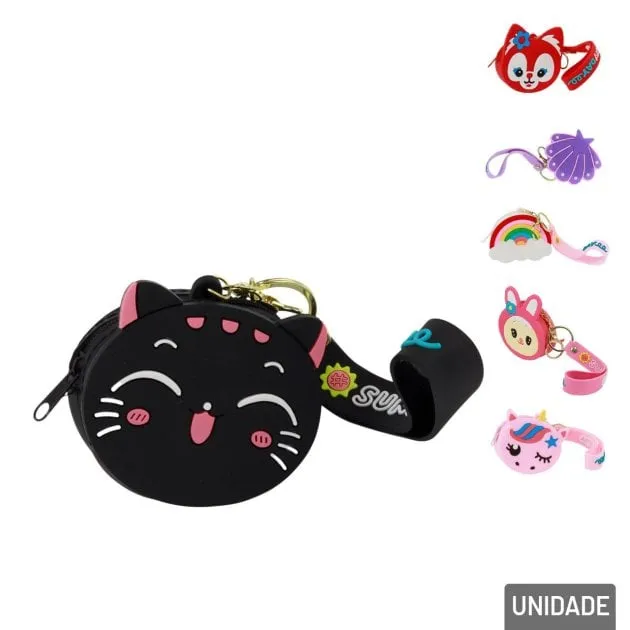 Porta Moedas Silicone Bolsa Modelos Sortidos