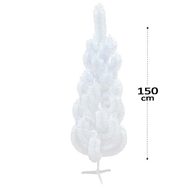 árvore Branca 150cm 33 Galhos Natal