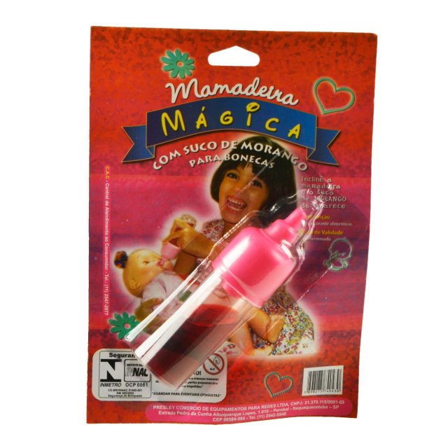 Mamadeira Para Boneca Mágica Sabores Sortidos