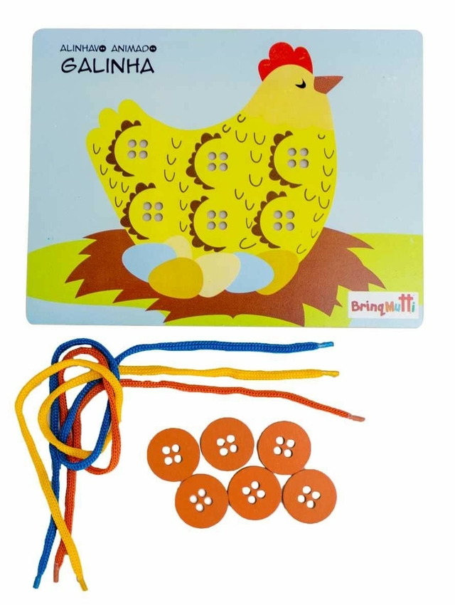 Alinhavo Animado - Galinha