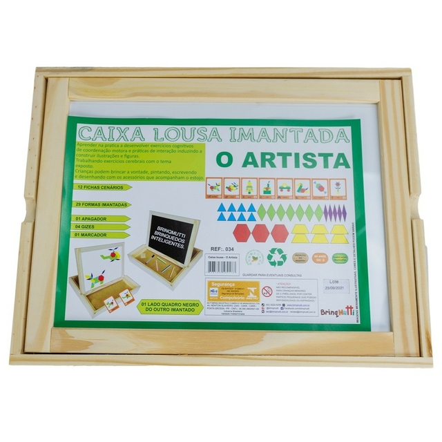 Caixa Lousa Imantada - O Artista