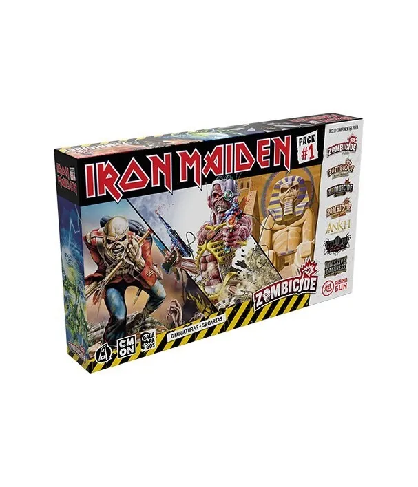 Zombicide (2ª  Edição) - Iron Maiden Character Pack 1 (Expansão)