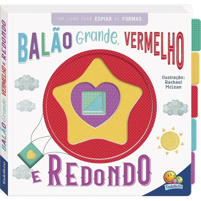 Primeiros conceitos janelas espertas: Balão grande, vermelho e redondo