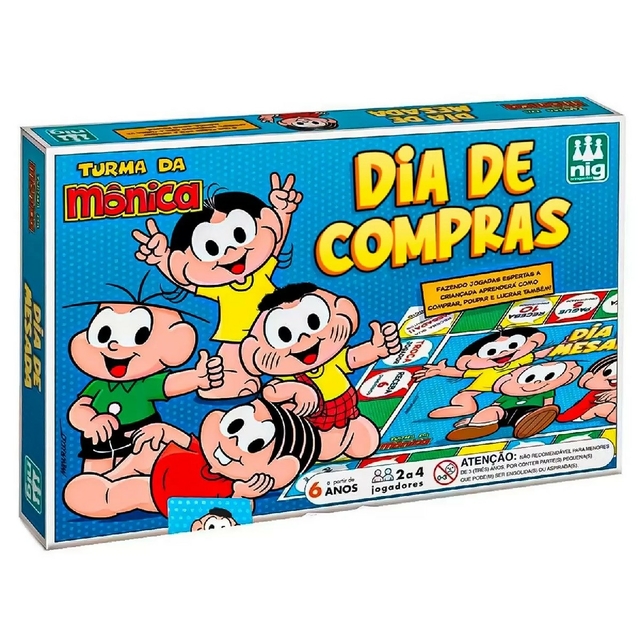 Jogo Dia de Compras - Turma da Mônica