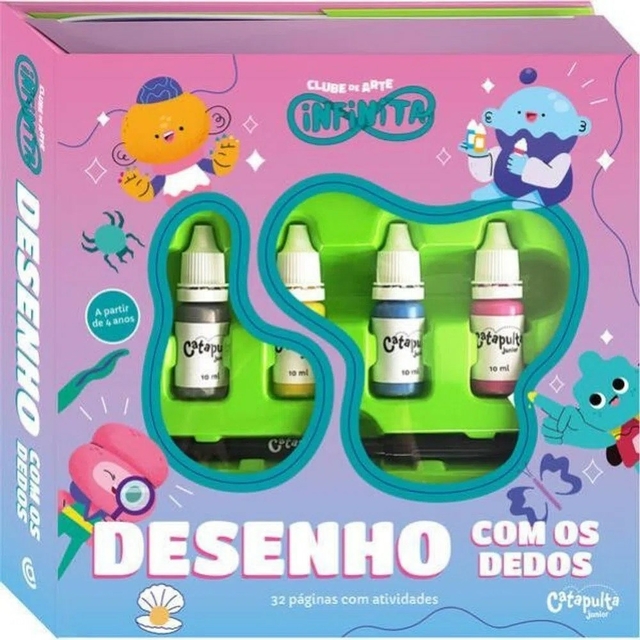 Desenhe com os Dedos - Clube de arte infinita