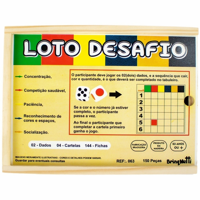 Loto Desafio - BrinqMutti