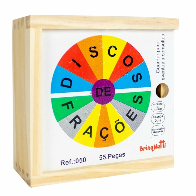 Discos de Frações - BrinqMutti
