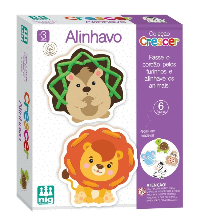 Coleção Crescer - Alinhavo Animais - NIG