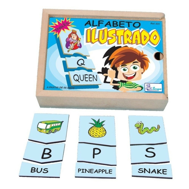 Alfabeto Ilustrado Em Inglês