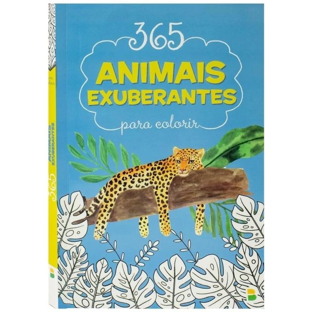 365 Animais Exuberantes para Colorir