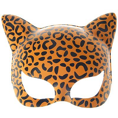 Máscara Gatinha - Estampada - Laranjado