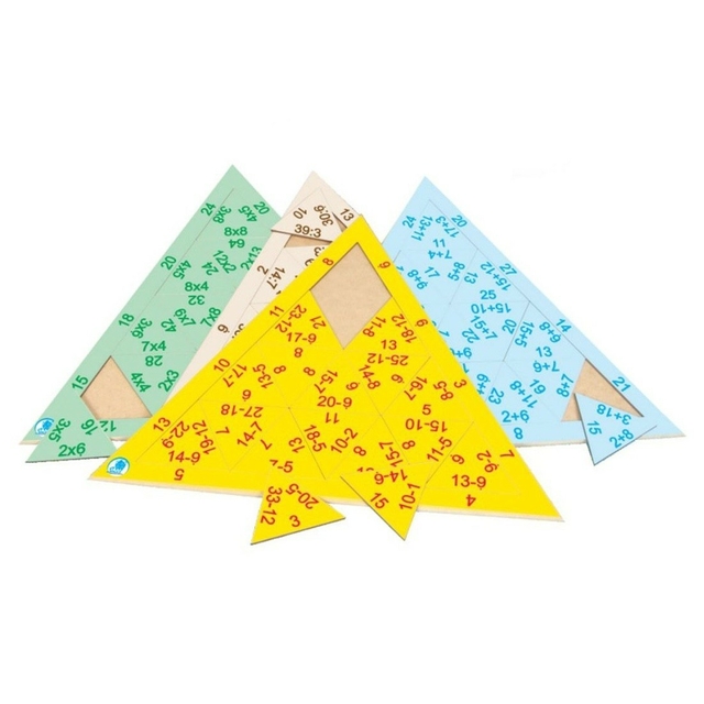 Quebra Cabeça Triangular Adição - Simque
