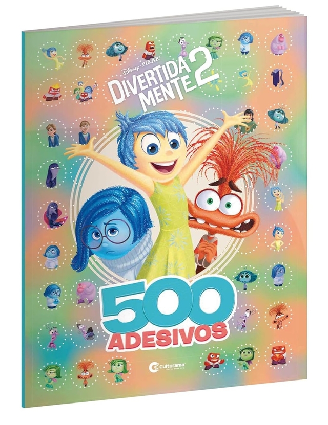 Adesivos Divertidamente 2 com 500 Adesivos - Culturama