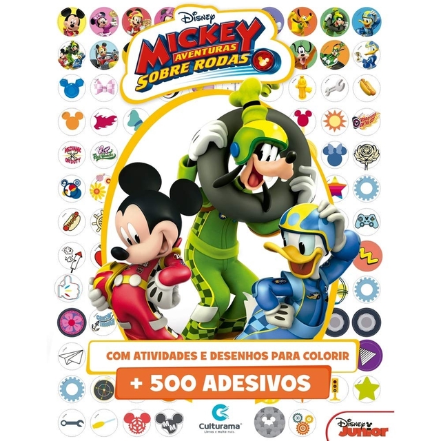 Adesivos Mickey com 500 Adesivos - Culturama