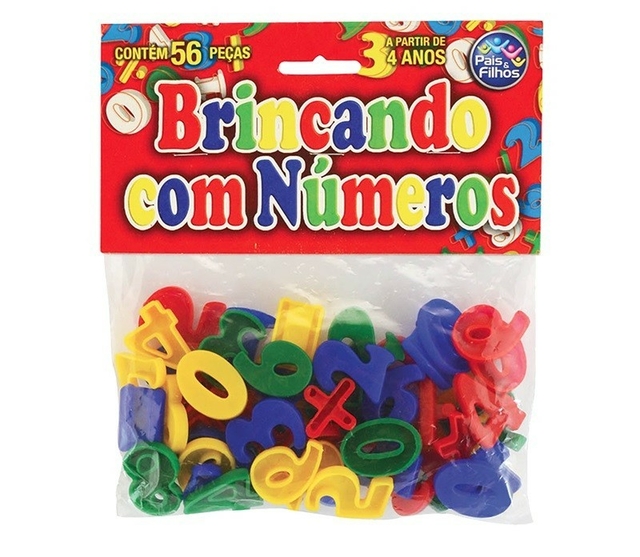 Brincando com Números - 56 Peças