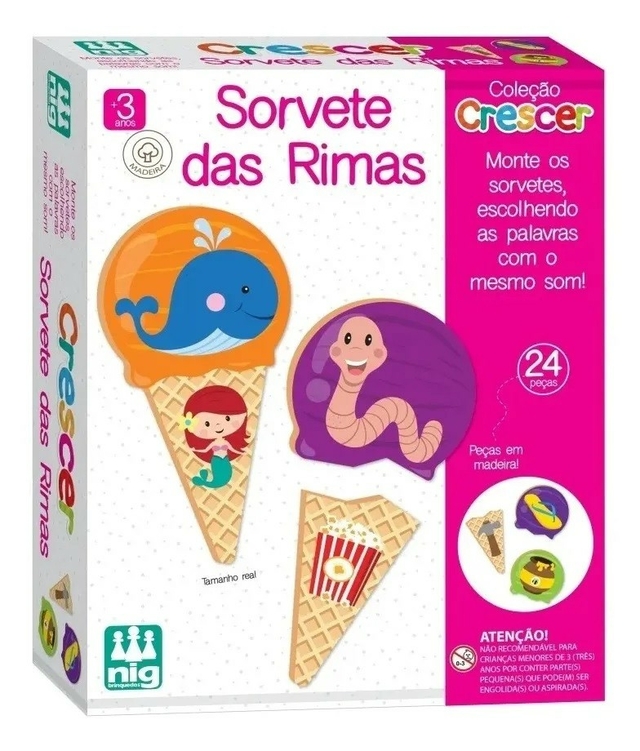 Coleção Crescer - Sorvete das Rimas - NIG