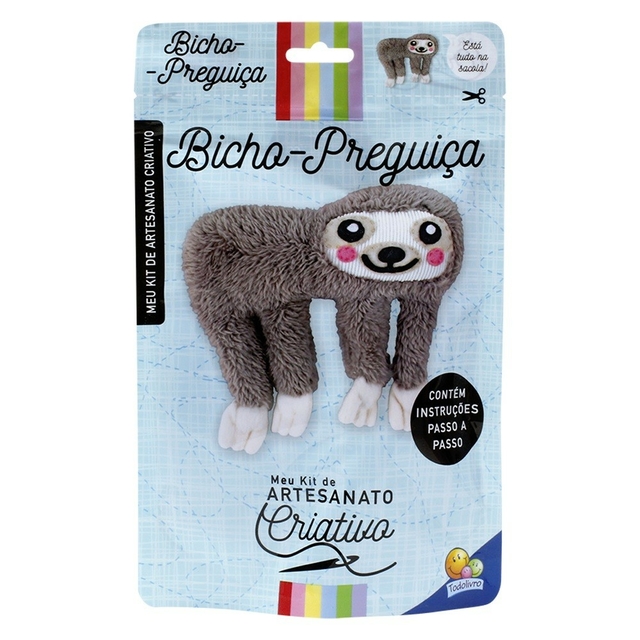 Meu kit de artesanato - Bicho-Preguiça