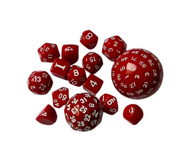 Dados para RPG Linha Weird - Conjunto com 15 Peças