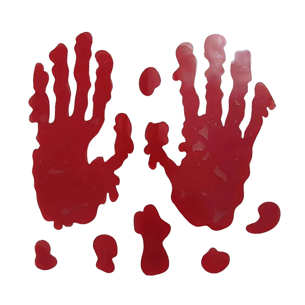 Adesivo Halloween Mãos Sangrentas
