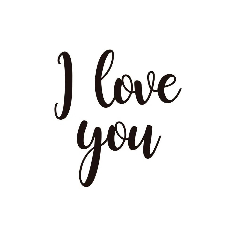Adesivo para balão I Love You