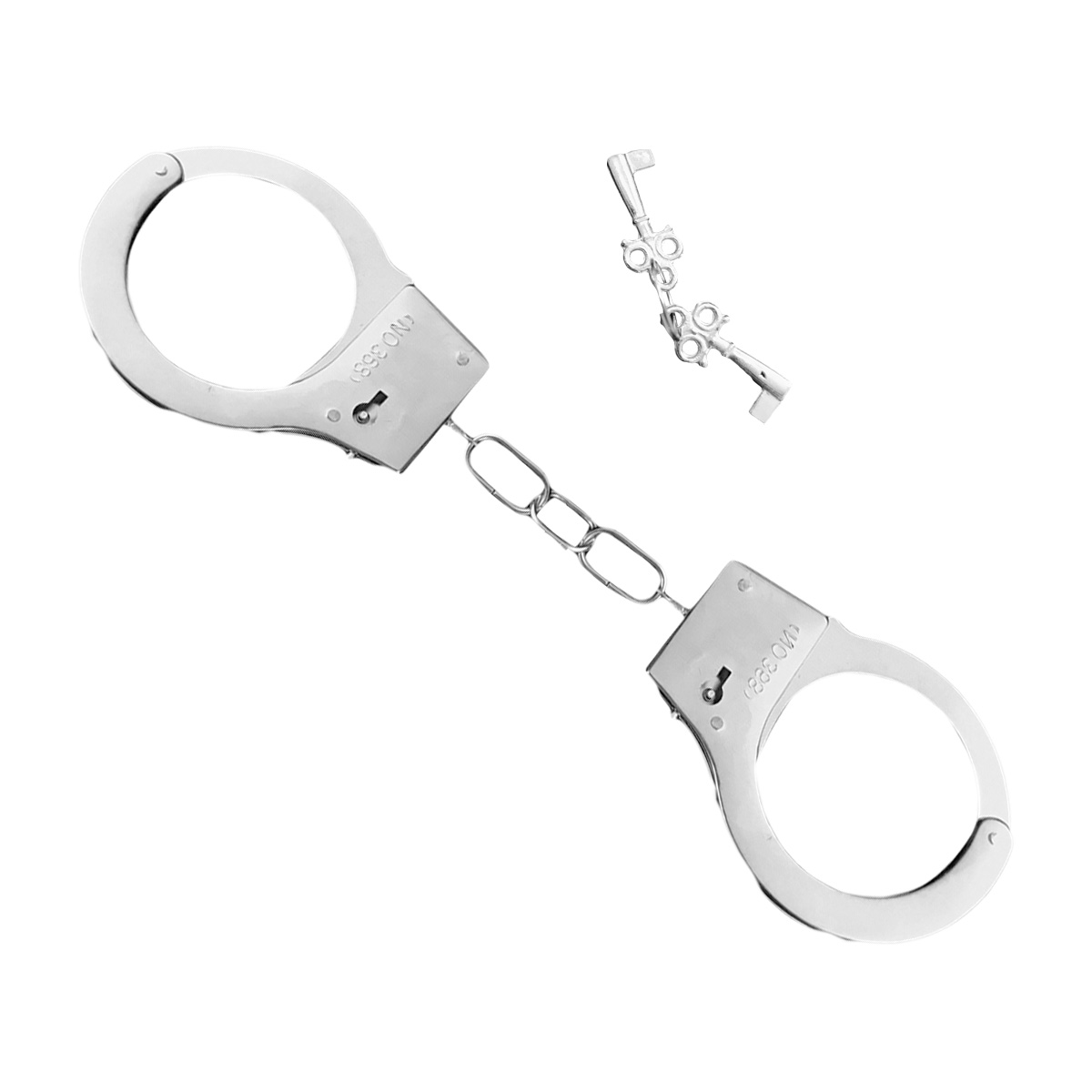 Algema Prata de Brinquedo em Metal