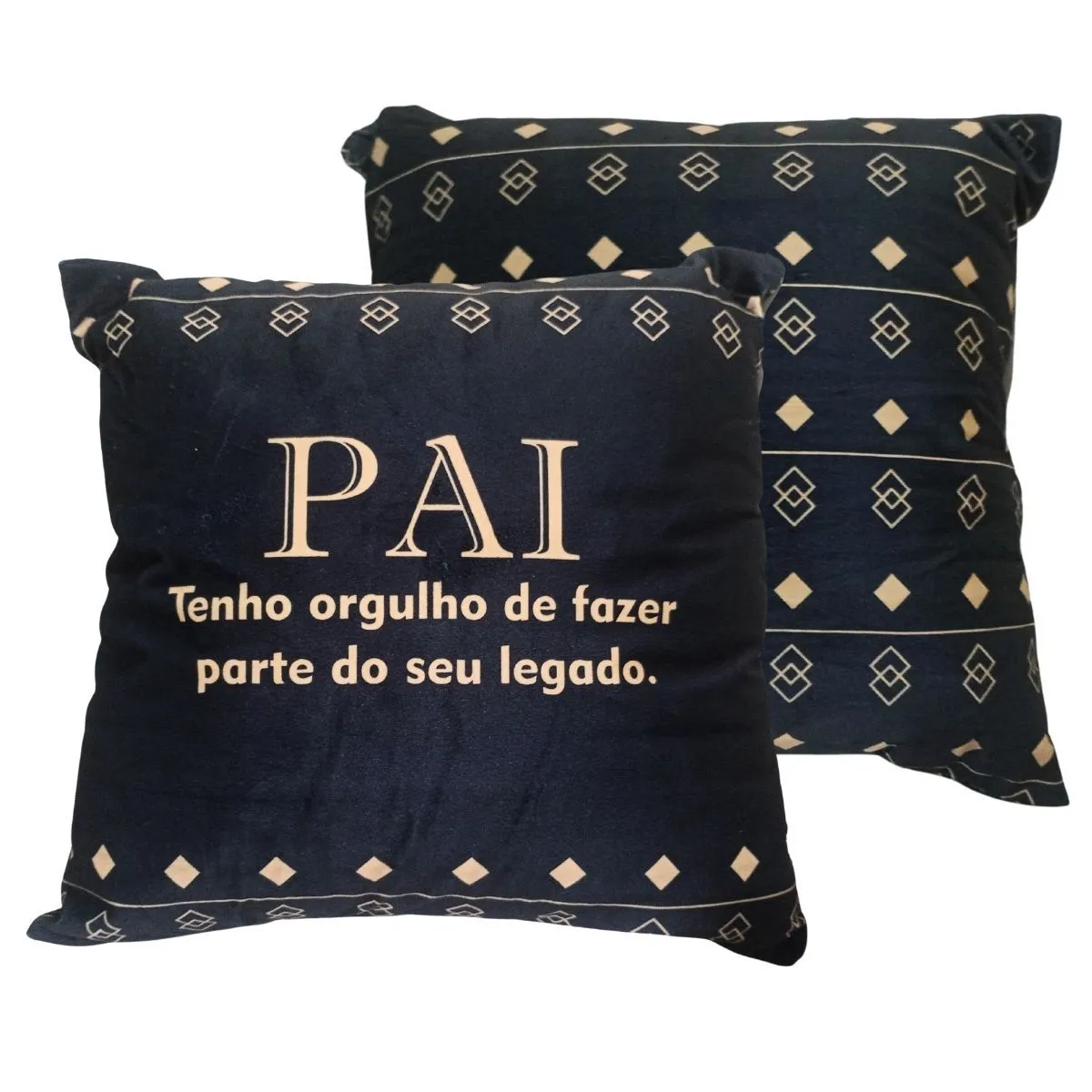 Almofada Decorativa Dia Dos Pais Fibra Veludo