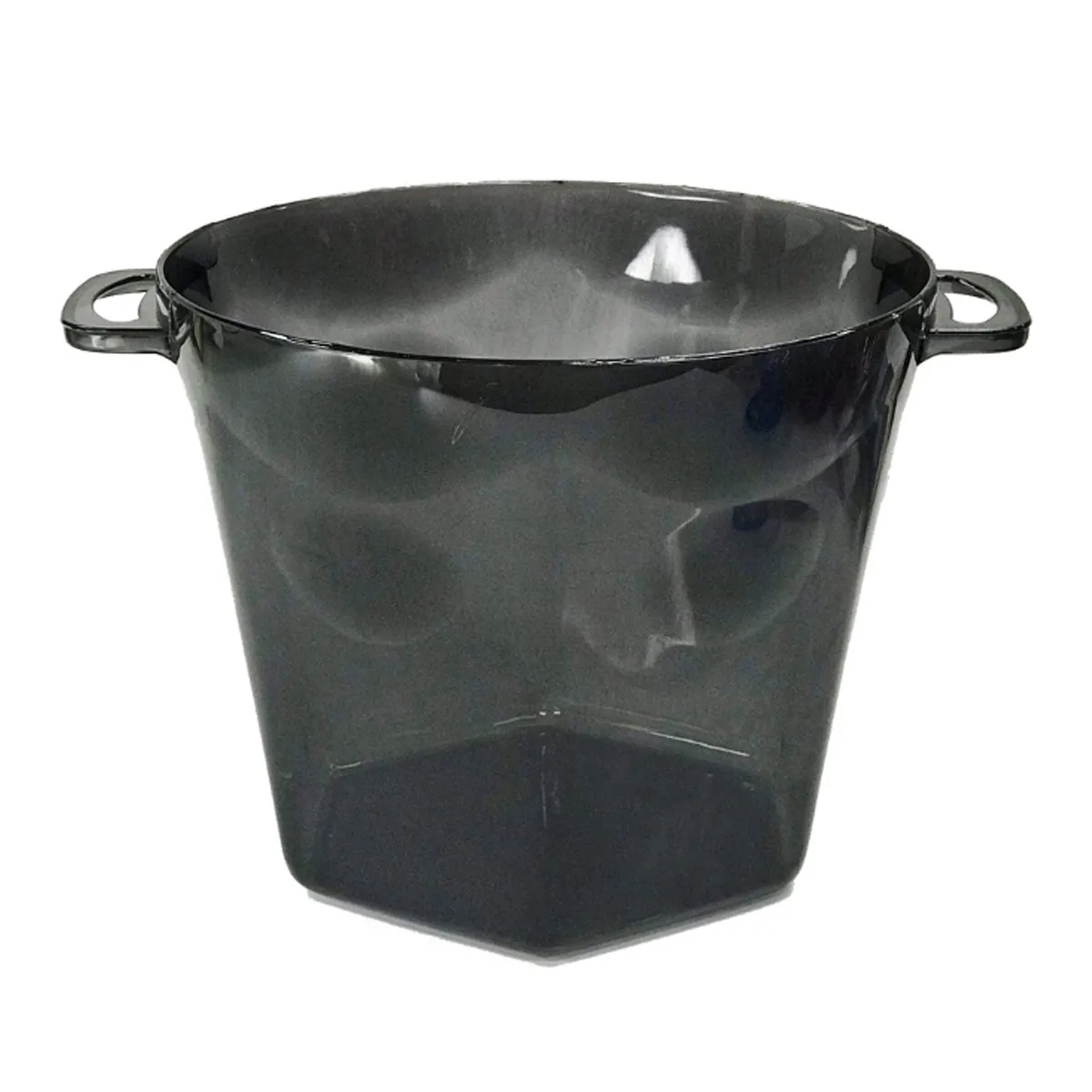 Balde de Gelo Acrílico Fumê Cristal - 4250ml