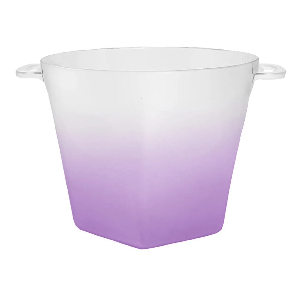 Balde de Gelo Acrílico Roxo Degradê - 4250ml