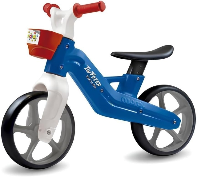Bicicleta Azul Equilíbrio Sem Pedal Aro 12 Twister - Maral