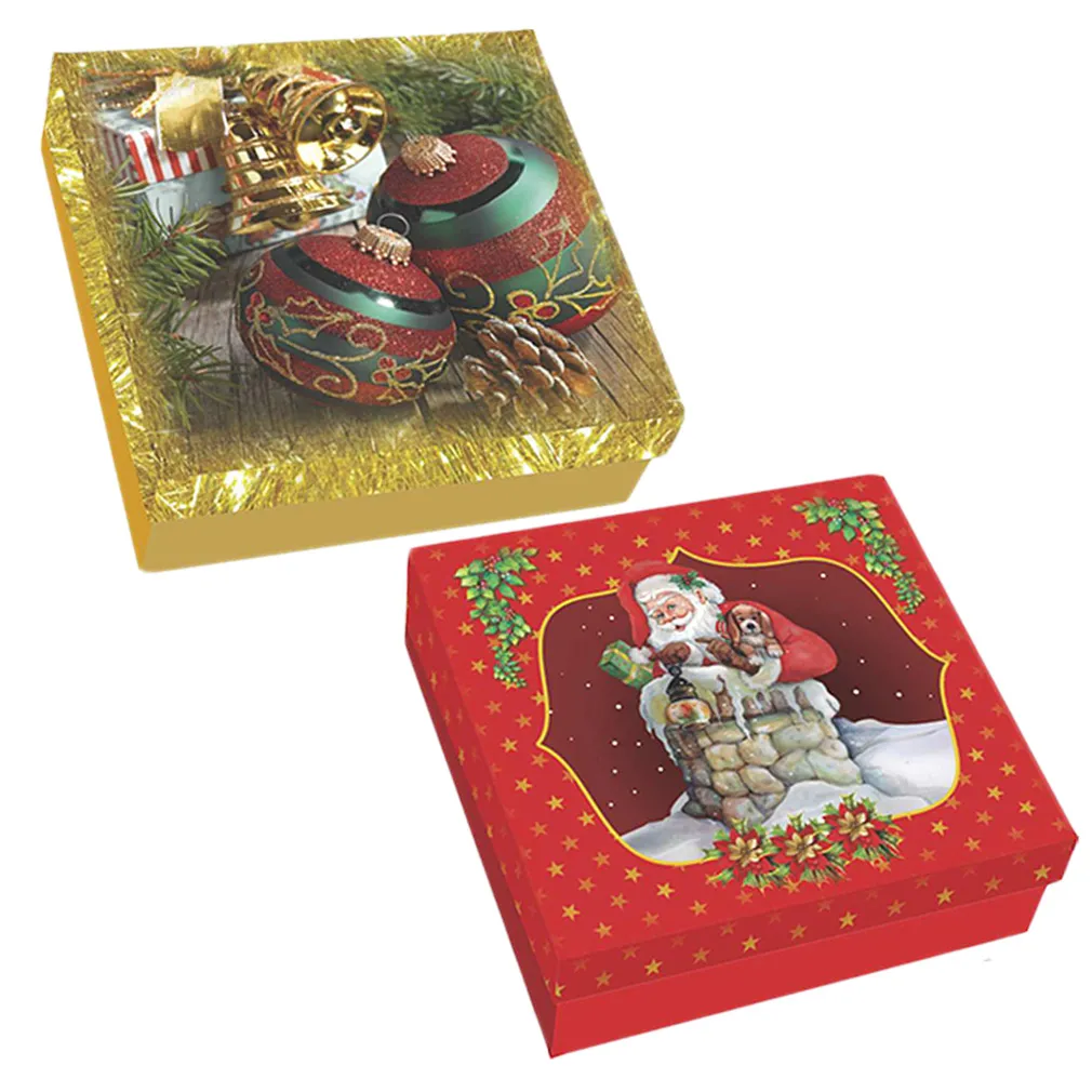 Caixa de Presente Natal - 35cm x 9cm