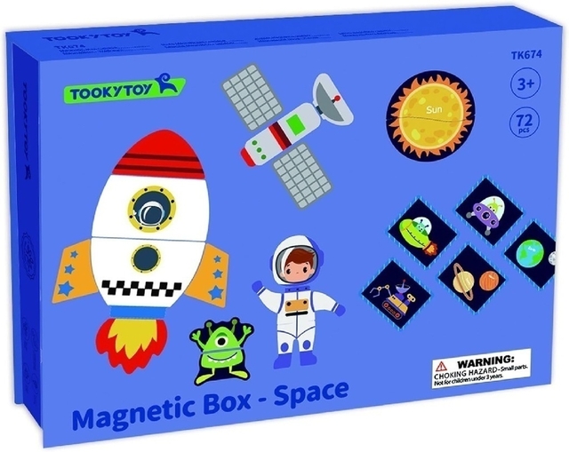 Caixa Magnetica - Espaco - Tooky Toy