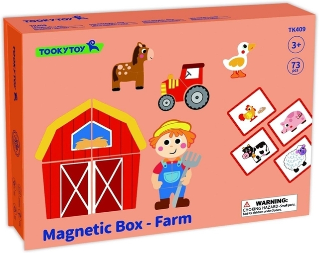 Caixa Magnetica - Fazenda - Tooky Toy