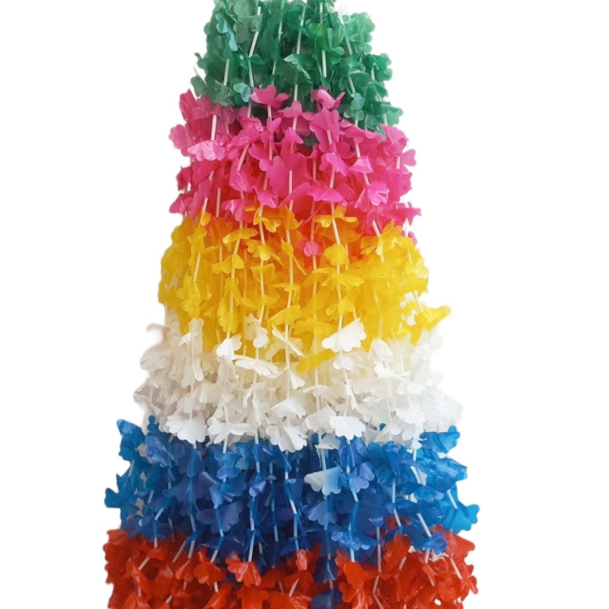 Colar Havaiano Hula Hula Colorido - 10 Unidades