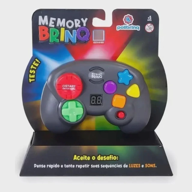 Jogo de Memória Controle Memory Brinq - Polibrinq