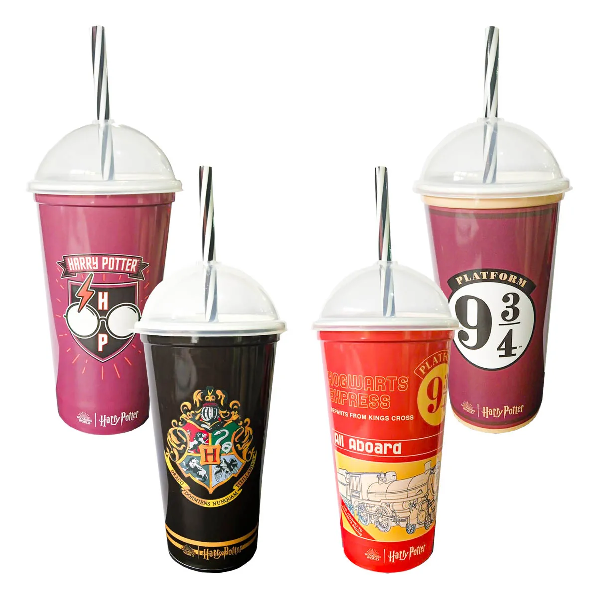 Copo com Canudo Harry Potter Café - 500ml