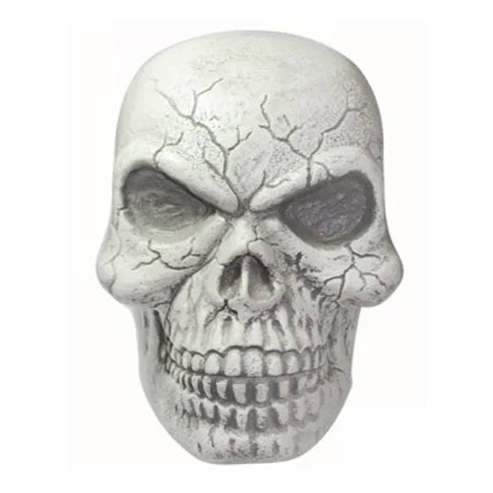 Crânio de Plástico Branco Grande